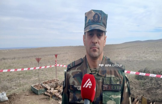 FHN-in minatəmizləmə üzrə xüsusi təyinatlı alayının əməkdaşı Altay Alıyev