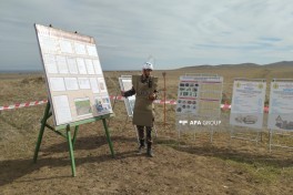 FHN Ağdamda minatəmizləmə əməliyyatları icra olunan ərazilərə media-tur təşkil edib - FOTO 