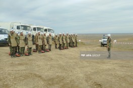 FHN Ağdamda minatəmizləmə əməliyyatları icra olunan ərazilərə media-tur təşkil edib - FOTO 