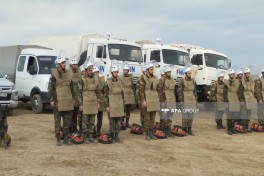 FHN Ağdamda minatəmizləmə əməliyyatları icra olunan ərazilərə media-tur təşkil edib - FOTO 