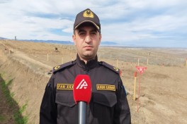 FHN Ağdamda minatəmizləmə əməliyyatları icra olunan ərazilərə media-tur təşkil edib - FOTO 