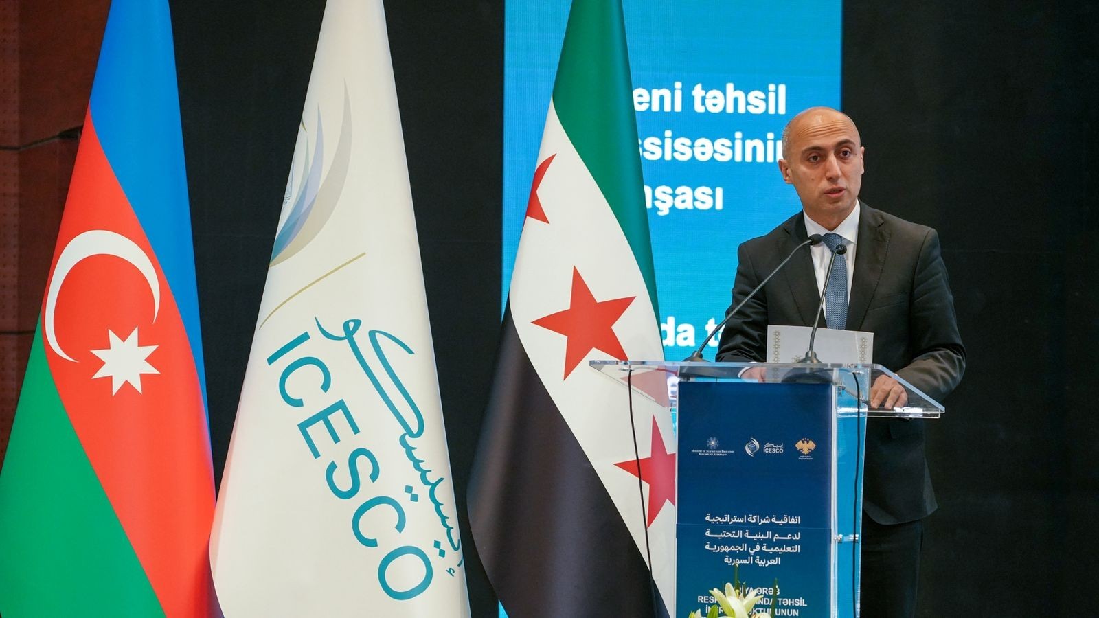 Suriya ilə təhsil infrastrukturunun bərpası üzrə strateji tərəfdaşlıq Sazişi imzalanıb