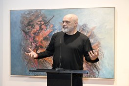 Leyla Əliyeva və Arzu Əliyeva Tiranada beynəlxalq incəsənət sərgisinin açılışında iştirak ediblər - FOTO 
