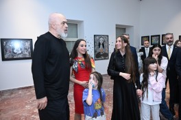 Leyla Əliyeva və Arzu Əliyeva Tiranada beynəlxalq incəsənət sərgisinin açılışında iştirak ediblər - FOTO 
