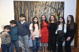 Leyla Əliyeva və Arzu Əliyeva Tiranada beynəlxalq incəsənət sərgisinin açılışında iştirak ediblər - FOTO 