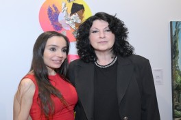 Leyla Əliyeva və Arzu Əliyeva Tiranada beynəlxalq incəsənət sərgisinin açılışında iştirak ediblər - FOTO 