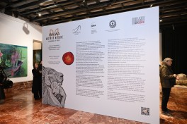 Leyla Əliyeva və Arzu Əliyeva Tiranada beynəlxalq incəsənət sərgisinin açılışında iştirak ediblər - FOTO 