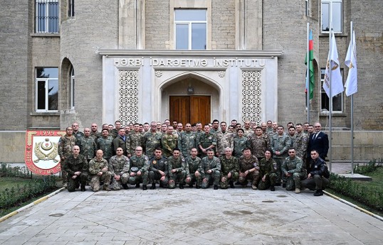 MN-də NATO-nun mobil təlim qrupunun heyəti ilə görüş keçirilib