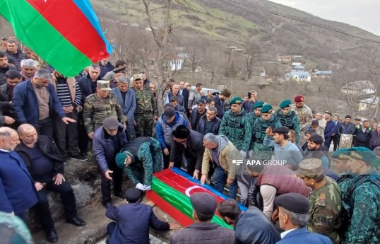I Qarabağ müharibəsində itkin düşən hərbçi Nail Dənziyevin qalıqları Lerikdə dəfn olunub - FOTO  - VİDEO 