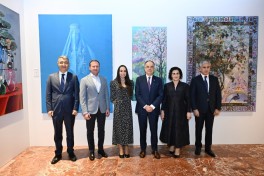 Leyla Əliyeva Tiranada Albaniya Prezidenti Bayram Beqay ilə görüşüb