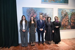 Leyla Əliyeva Tiranada Albaniya Prezidenti Bayram Beqay ilə görüşüb