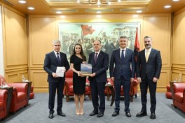 Leyla Əliyeva Tiranada Albaniya Prezidenti Bayram Beqay ilə görüşüb