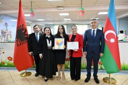 Leyla Əliyeva Tiranada uşaq evini və Universitet Xəstəxana Mərkəzini ziyarət edib