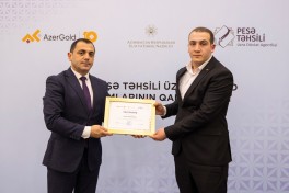 “AzerGold”dun 5-ci Təqaüd Proqramı müsabiqəsinin qalibləri mükafatlandırılıb - FOTO 