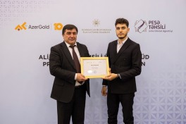“AzerGold”dun 5-ci Təqaüd Proqramı müsabiqəsinin qalibləri mükafatlandırılıb - FOTO 
