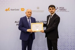“AzerGold”dun 5-ci Təqaüd Proqramı müsabiqəsinin qalibləri mükafatlandırılıb - FOTO 