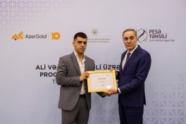 “AzerGold”dun 5-ci Təqaüd Proqramı müsabiqəsinin qalibləri mükafatlandırılıb - FOTO 
