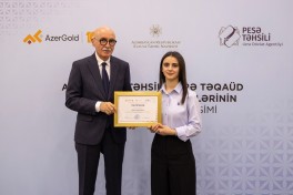 “AzerGold”dun 5-ci Təqaüd Proqramı müsabiqəsinin qalibləri mükafatlandırılıb - FOTO 