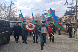Birinci Qarabağ müharibəsində itkin düşən hərbçi Mahir Quliyevin qalıqları Cəlilabadda dəfn olunub - FOTO 