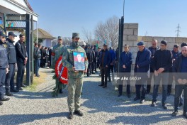 ​​​​​​​Birinci Qarabağ müharibəsində itkin düşən Rəsul Ağayevin nəşinin qalıqları Sabirabadda dəfn olunub - FOTO  - VİDEO 