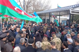 Birinci Qarabağ müharibəsində itkin düşən hərbçi Mahir Quliyevin qalıqları Cəlilabadda dəfn olunub - FOTO 