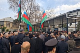 Birinci Qarabağ müharibəsində itkin düşən hərbçi Mahir Quliyevin qalıqları Cəlilabadda dəfn olunub - FOTO 