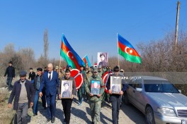 ​​​​​​​Birinci Qarabağ müharibəsində itkin düşən Rəsul Ağayevin nəşinin qalıqları Sabirabadda dəfn olunub - FOTO  - VİDEO 