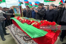 Birinci Qarabağ müharibəsinin itkin-şəhidinin qalıqları Ucarda dəfn edilib - FOTO 