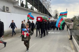 Birinci Qarabağ müharibəsində itkin düşən hərbçi Vüqar Babayevin qalıqları Göyçayda dəfn edilib - FOTO 