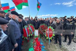 Birinci Qarabağ müharibəsinin itkin-şəhidinin qalıqları Ucarda dəfn edilib - FOTO 