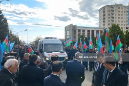 İtkin-şəhid Cavanşir Həsənovun qalıqları Balakəndə dəfn olunub - FOTO 