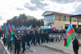 İtkin-şəhid Cavanşir Həsənovun qalıqları Balakəndə dəfn olunub - FOTO 