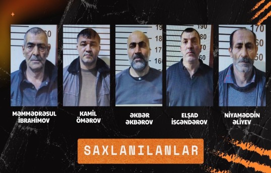 Qaradağda qoruq ərazisində qanunsuz qazıntı aparan qızılaxtaranlar saxlanılıb - VİDEO 