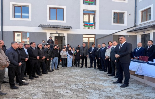 İlk köç karvanları Xocavəndə çatıb, açarlar təqdim olunub- YENİLƏNİB-1  - FOTO  - VİDEO 
