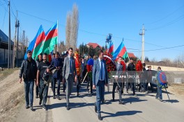 Birinci Qarabağ müharibəsinin itkin-şəhidi Yolçu Məmmədovun qalıqları Şəmkirdə dəfn olunub - FOTO 