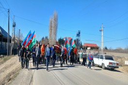 Birinci Qarabağ müharibəsinin itkin-şəhidi Yolçu Məmmədovun qalıqları Şəmkirdə dəfn olunub - FOTO 