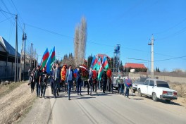Birinci Qarabağ müharibəsinin itkin-şəhidi Yolçu Məmmədovun qalıqları Şəmkirdə dəfn olunub - FOTO 