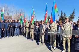 I Qarabağ müharibəsində itkin düşən hərbçi Qurban Göyüşovun qalıqları Ağdamda dəfn edilib