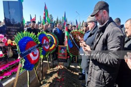 I Qarabağ müharibəsində itkin düşən hərbçi Qurban Göyüşovun qalıqları Ağdamda dəfn edilib