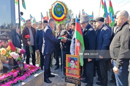 I Qarabağ müharibəsində itkin düşən hərbçi Qurban Göyüşovun qalıqları Ağdamda dəfn edilib