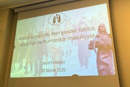 Xocalı soyqırımı mövzusunda dəyirmi masa keçirilib - FOTO 