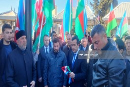 Birinci Qarabağ müharibəsinin itkin-şəhidi Yolçu Məmmədovun qalıqları Şəmkirdə dəfn olunub - FOTO 