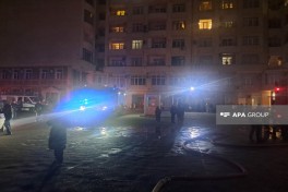 Nərimanov rayonunda yaşayış binasında yanğın baş verib, sakinlər təxliyə edilib - FOTO 