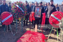 Xidməti vəzifəsini yerinə yetirərkən həlak olan FHN əməkdaşı dəfn olunub - FOTO  - VİDEO 
