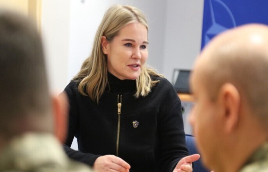 Ukraynanın NATO-dakı səfiri Alena Hetmançuk