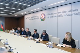 XİN rəhbəri Türkiyə və Gürcüstan nümayəndələri ilə bölgədə təhlükəsizlik vəziyyətini müzakirə edib - FOTO 