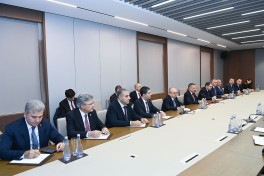 XİN rəhbəri Türkiyə və Gürcüstan nümayəndələri ilə bölgədə təhlükəsizlik vəziyyətini müzakirə edib - FOTO 