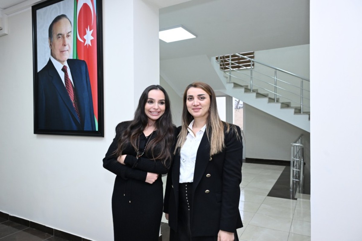 Leyla Əliyeva və Alena Əliyeva Quba şəhərində internat tipli ümumtəhsil məktəbini və STEAM mərkəzini ziyarət ediblər - FOTO 
