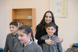 Leyla Əliyeva və Alena Əliyeva Quba şəhərində internat tipli ümumtəhsil məktəbini və STEAM mərkəzini ziyarət ediblər - FOTO 