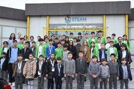 Leyla Əliyeva və Alena Əliyeva Quba şəhərində internat tipli ümumtəhsil məktəbini və STEAM mərkəzini ziyarət ediblər - FOTO 